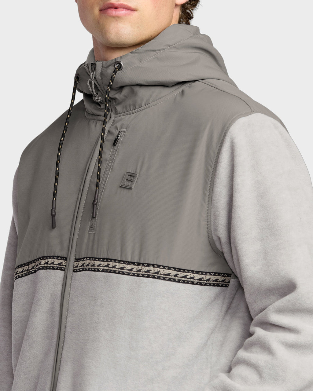 Mens Boundary Lite Zip Fleece Top