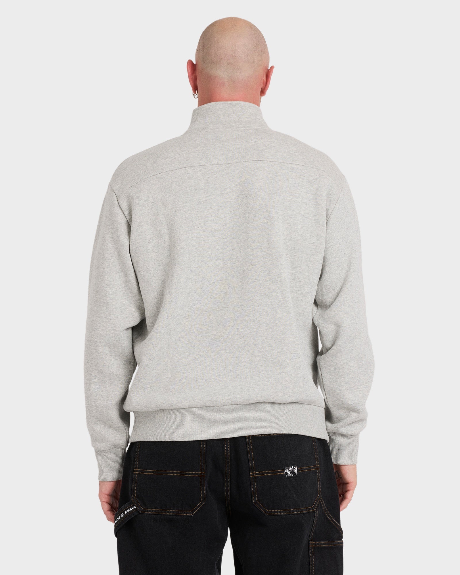 Mens Spec 73 1/4 Zip Mock Neck Fleece Top