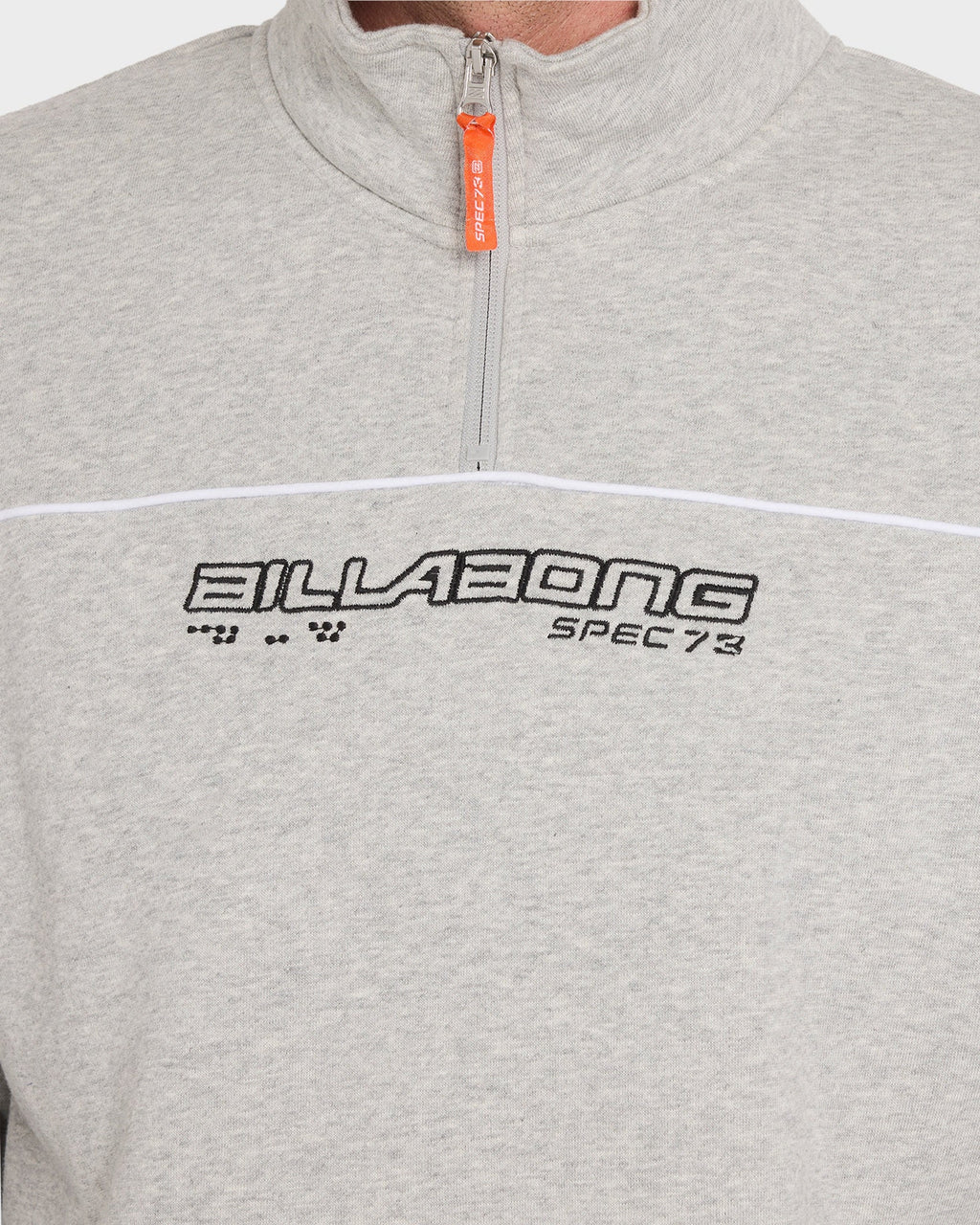 Mens Spec 73 1/4 Zip Mock Neck Fleece Top