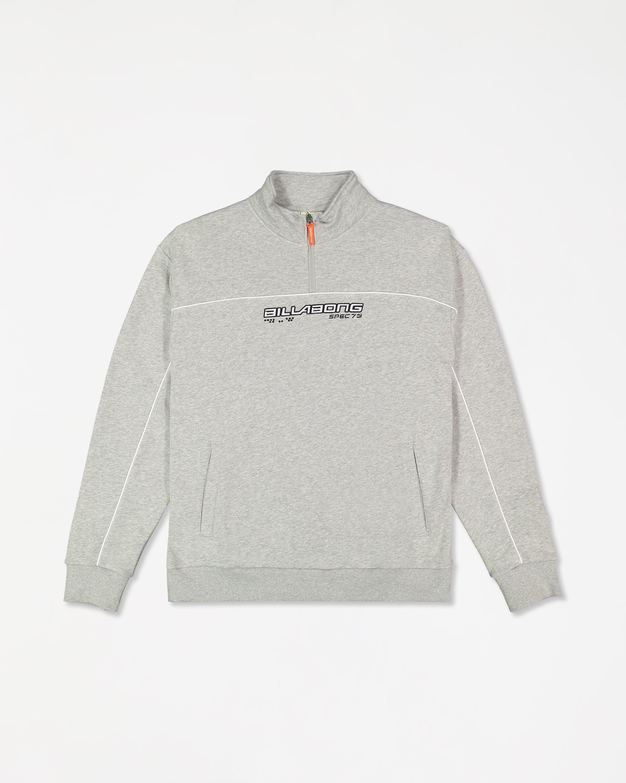 Mens Spec 73 1/4 Zip Mock Neck Fleece Top