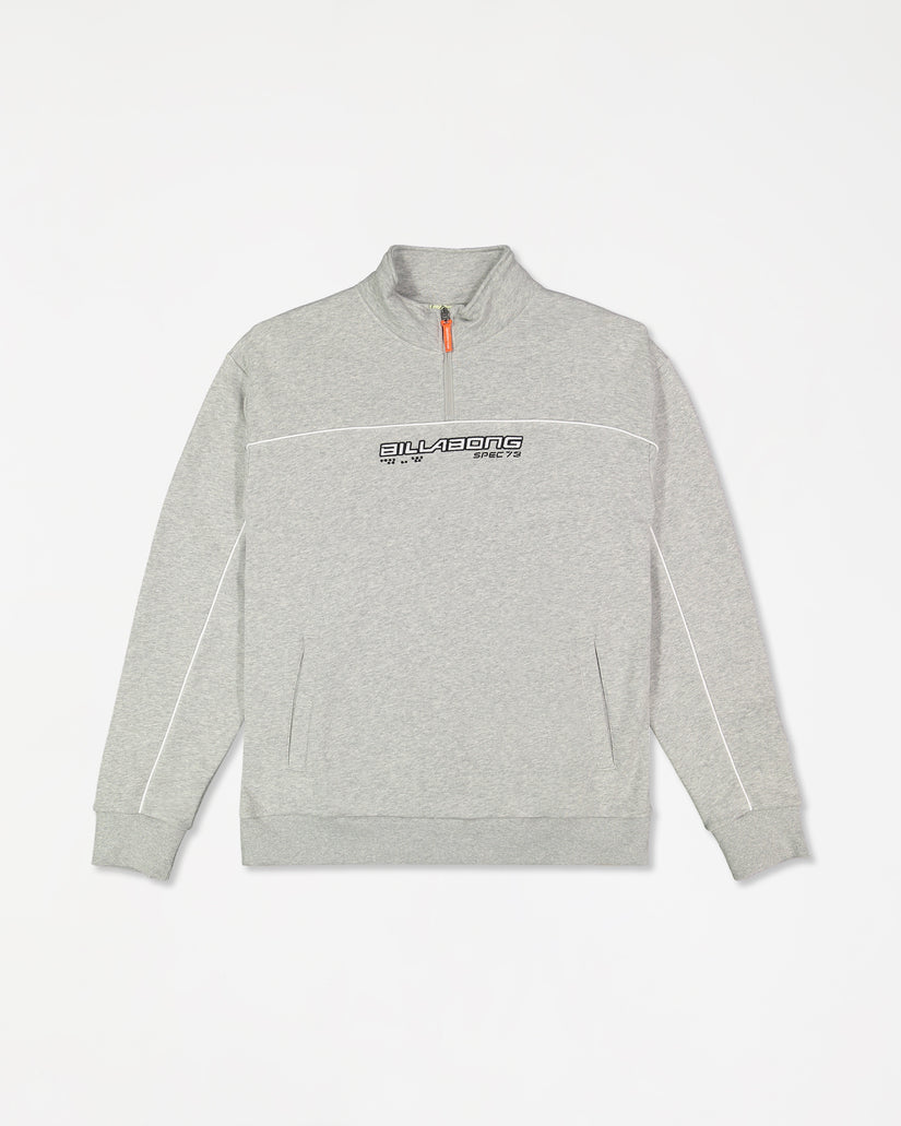 Mens Spec 73 1/4 Zip Mock Neck Fleece Top