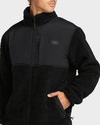 Mens Boundary Summit Mock Neck Fleece Top
