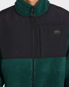 Mens Boundary Summit Mock Neck Fleece Top