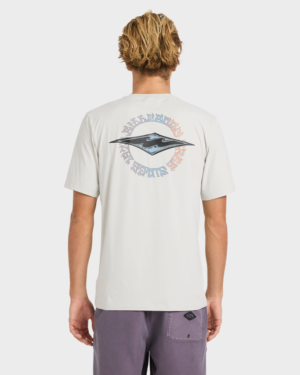 Mens Hollow Diamond Loose Fit Surf T-Shirt