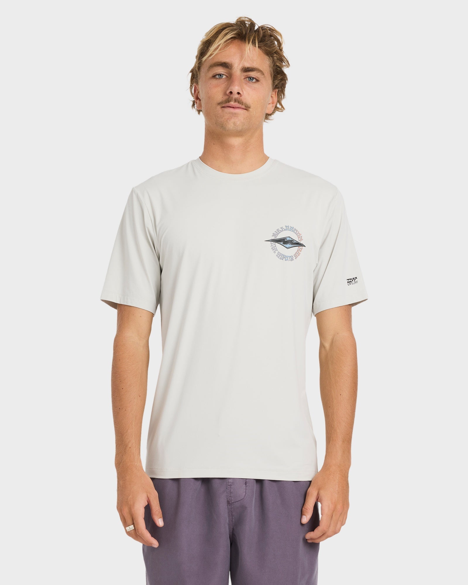 Mens Hollow Diamond Loose Fit Surf T-Shirt