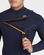 Mens 4/3mm Furnace Natural Chest Zip Steamer Wetsuit