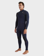 Mens 4/3mm Furnace Natural Chest Zip Steamer Wetsuit