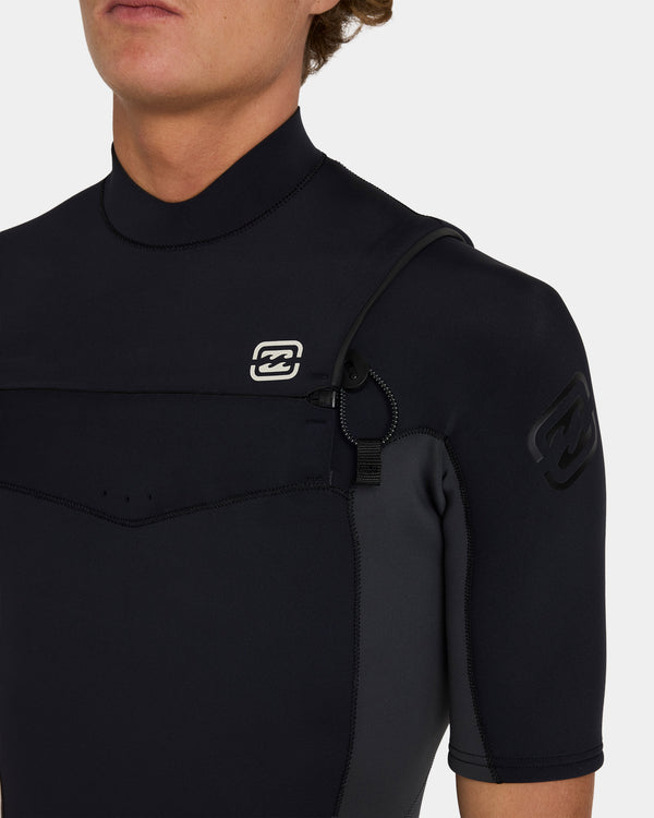 Mens 2/2Mm Absolute Natural Chest Zip Gbs Spring Suit