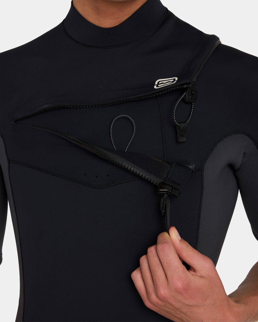 Mens 2/2Mm Absolute Natural Chest Zip Gbs Spring Suit