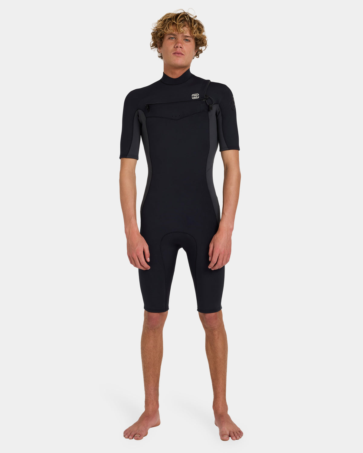 Mens 2/2Mm Absolute Natural Chest Zip Gbs Spring Suit