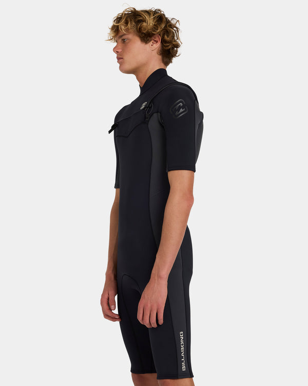 Mens 2/2Mm Absolute Natural Chest Zip Gbs Spring Suit