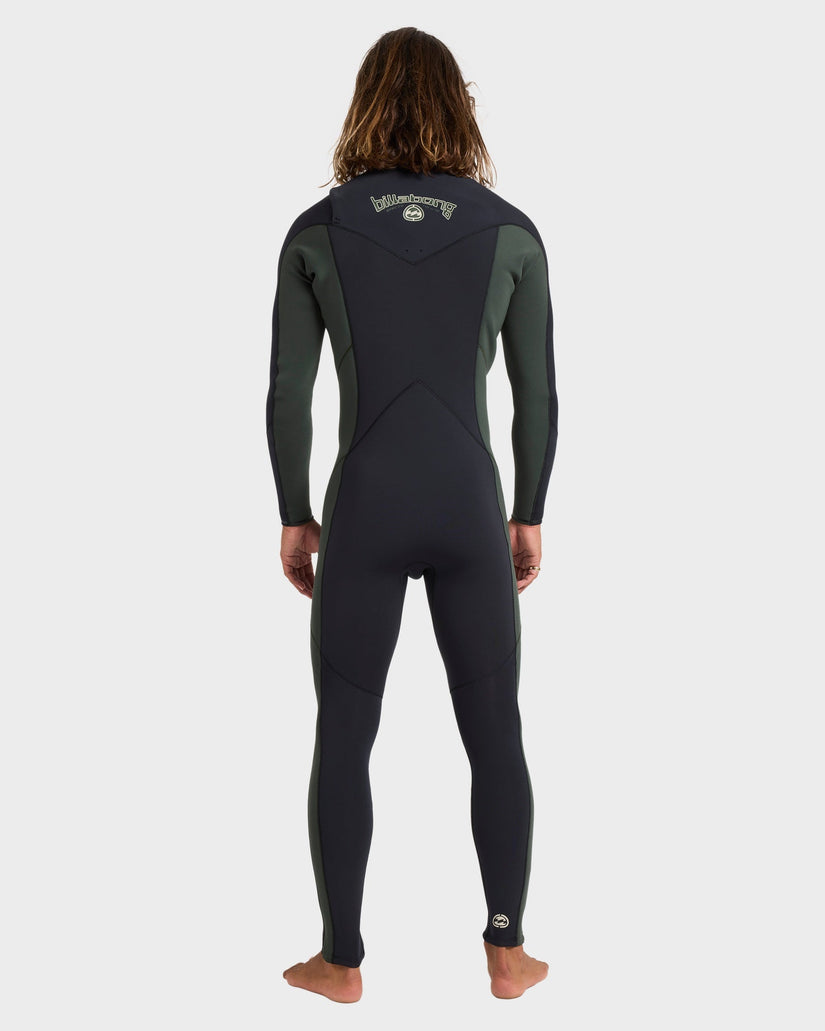 Mens 3/2Mm Absolute Natural Chest Zip Wetsuit