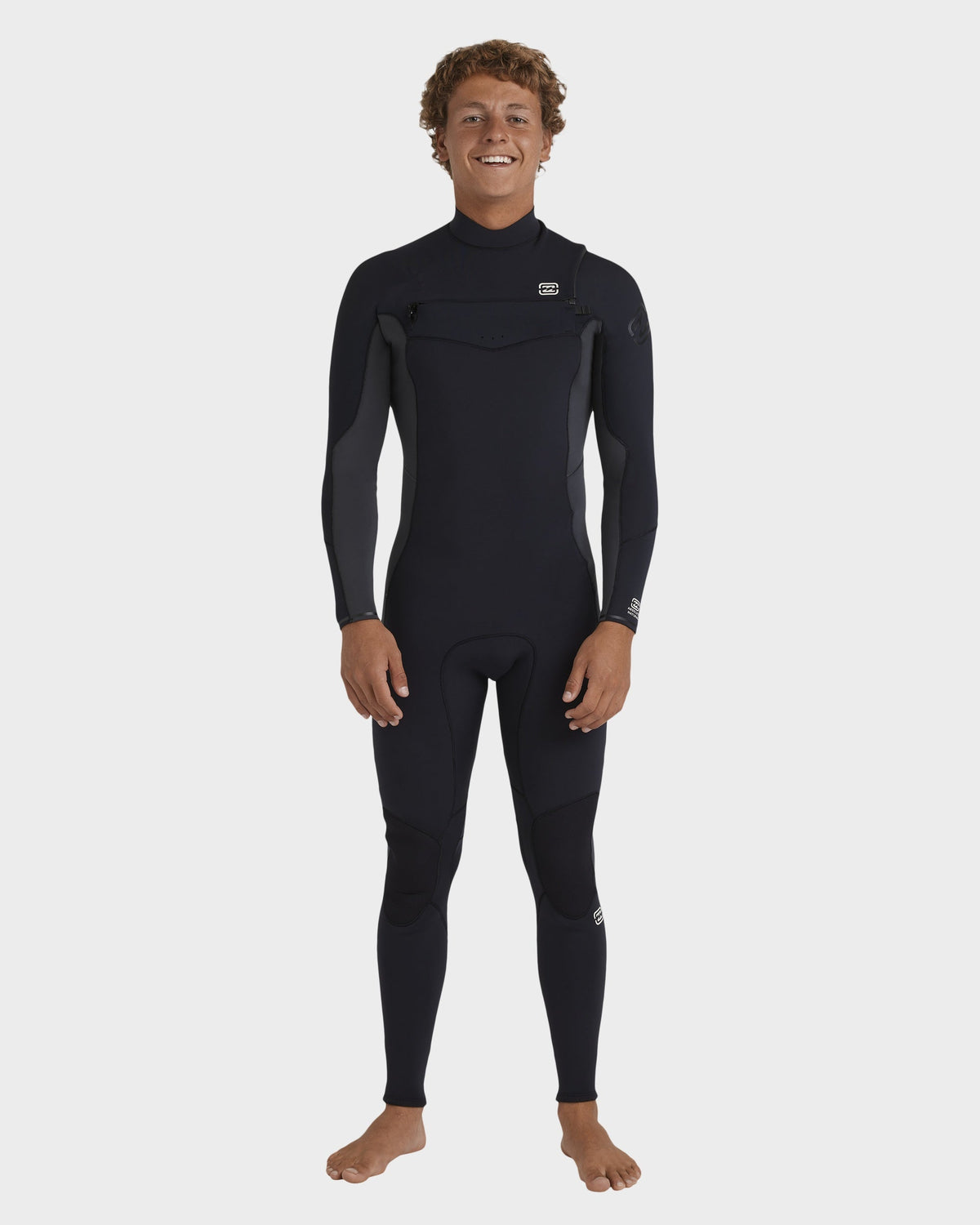 Mens 3/2Mm Absolute Natural Chest Zip Wetsuit