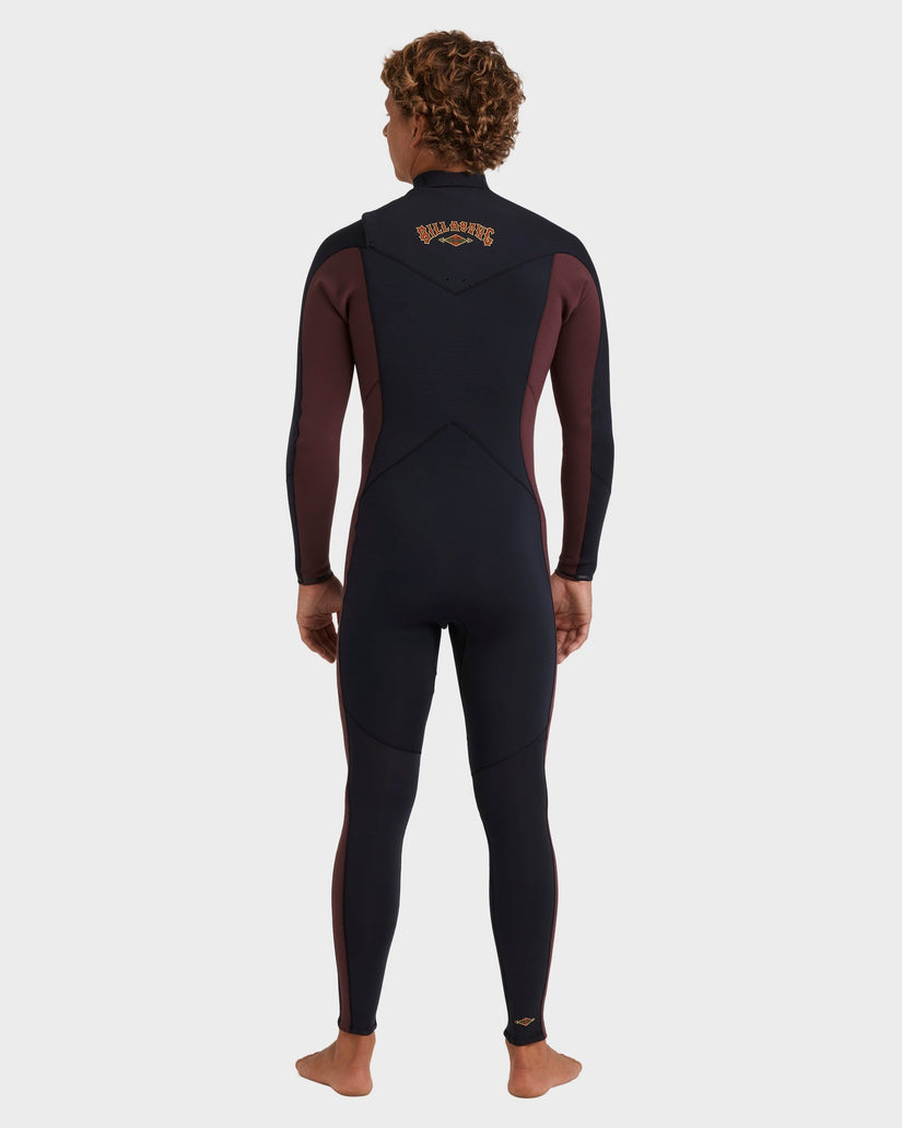 Mens 4/3Mm Absolute Natural Chest Zip Long Sleeve Fullsuit