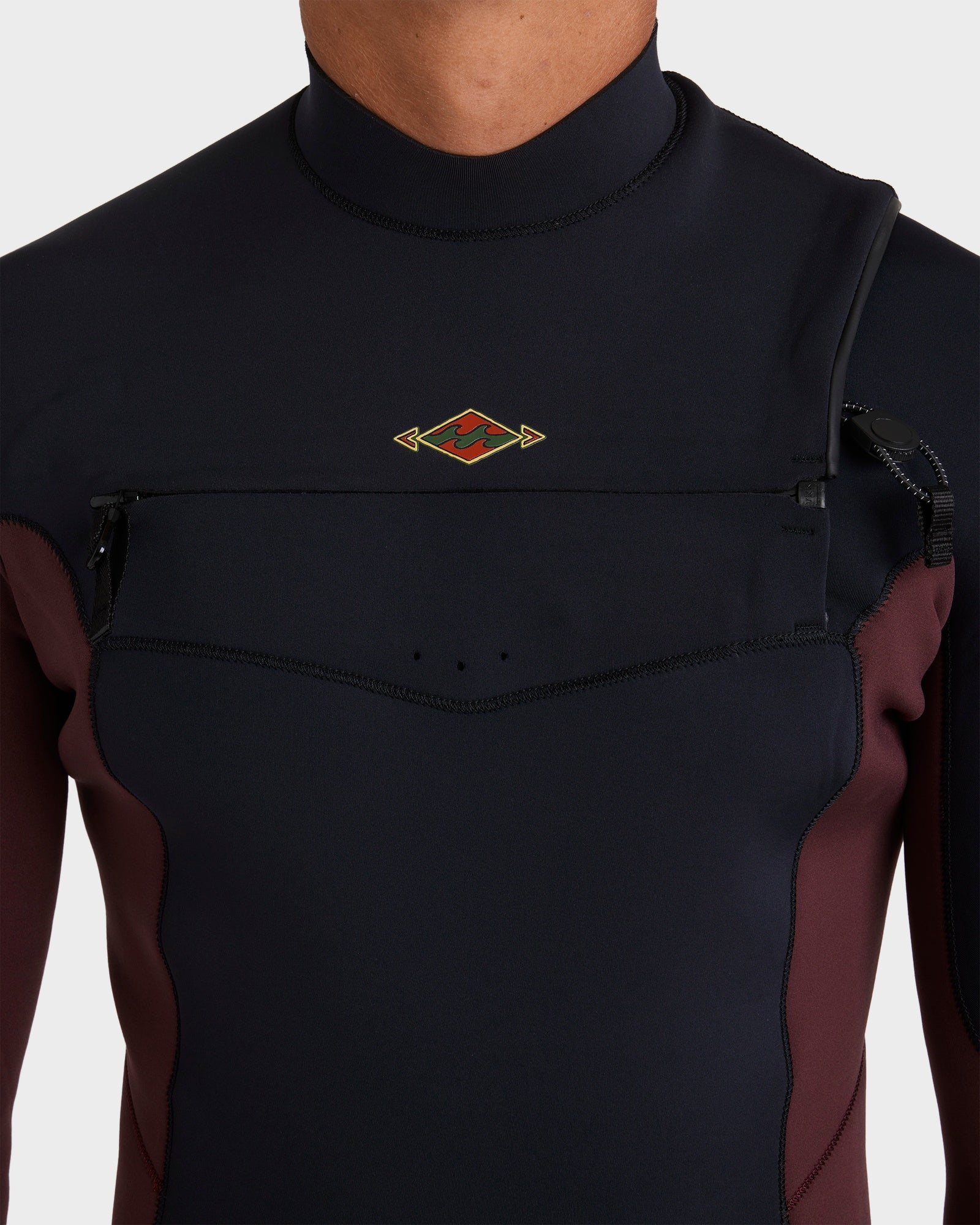 Mens 4/3Mm Absolute Natural Chest Zip Long Sleeve Fullsuit