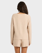 Womens Maya Long Sleeve Knitted Top