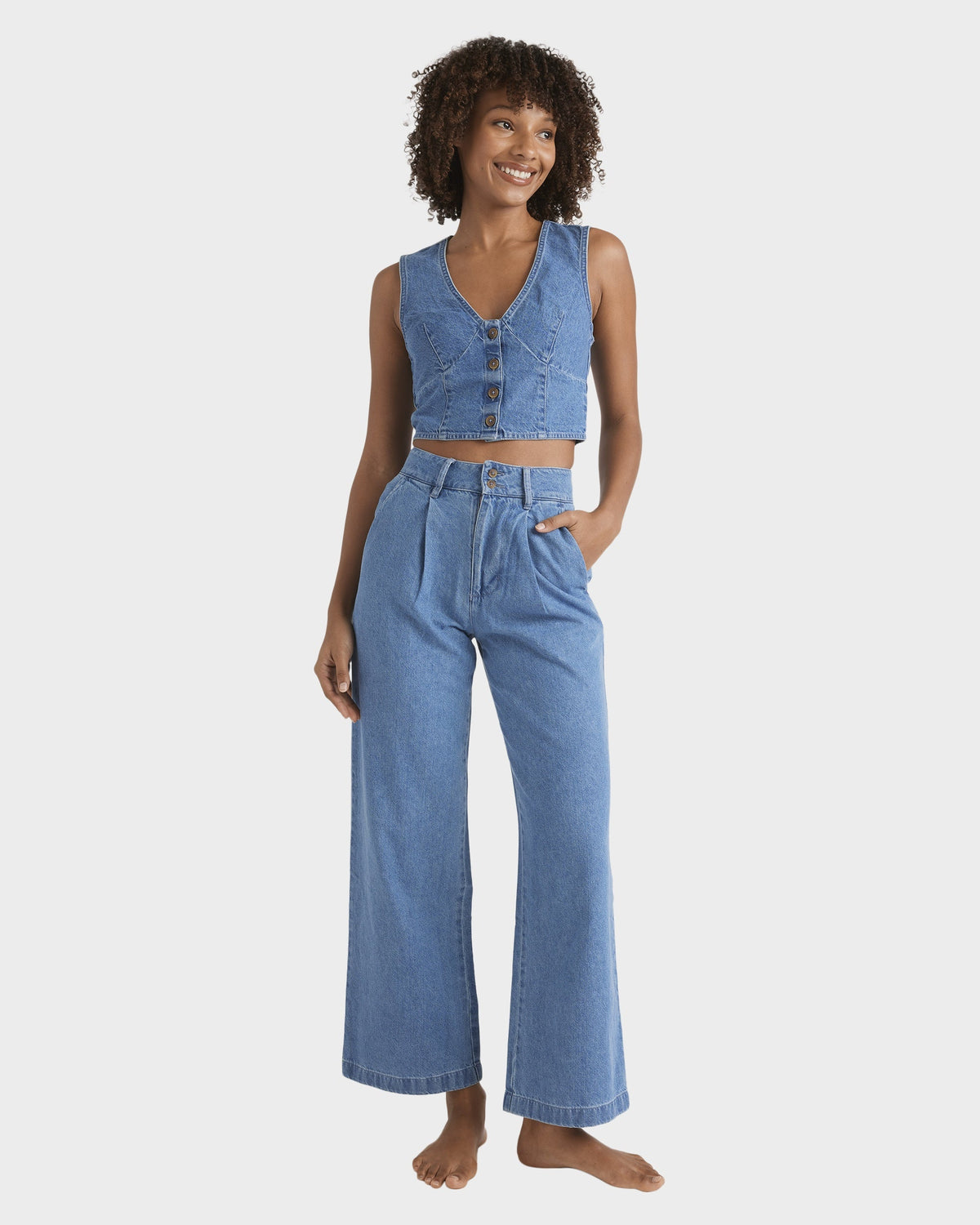 Womens Indigo Skies Vest