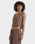 Womens Another Wave Woven Tank Top