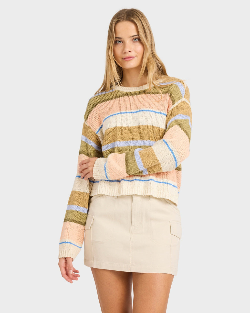 Womens Bright Sol Crew Neck Sweater
