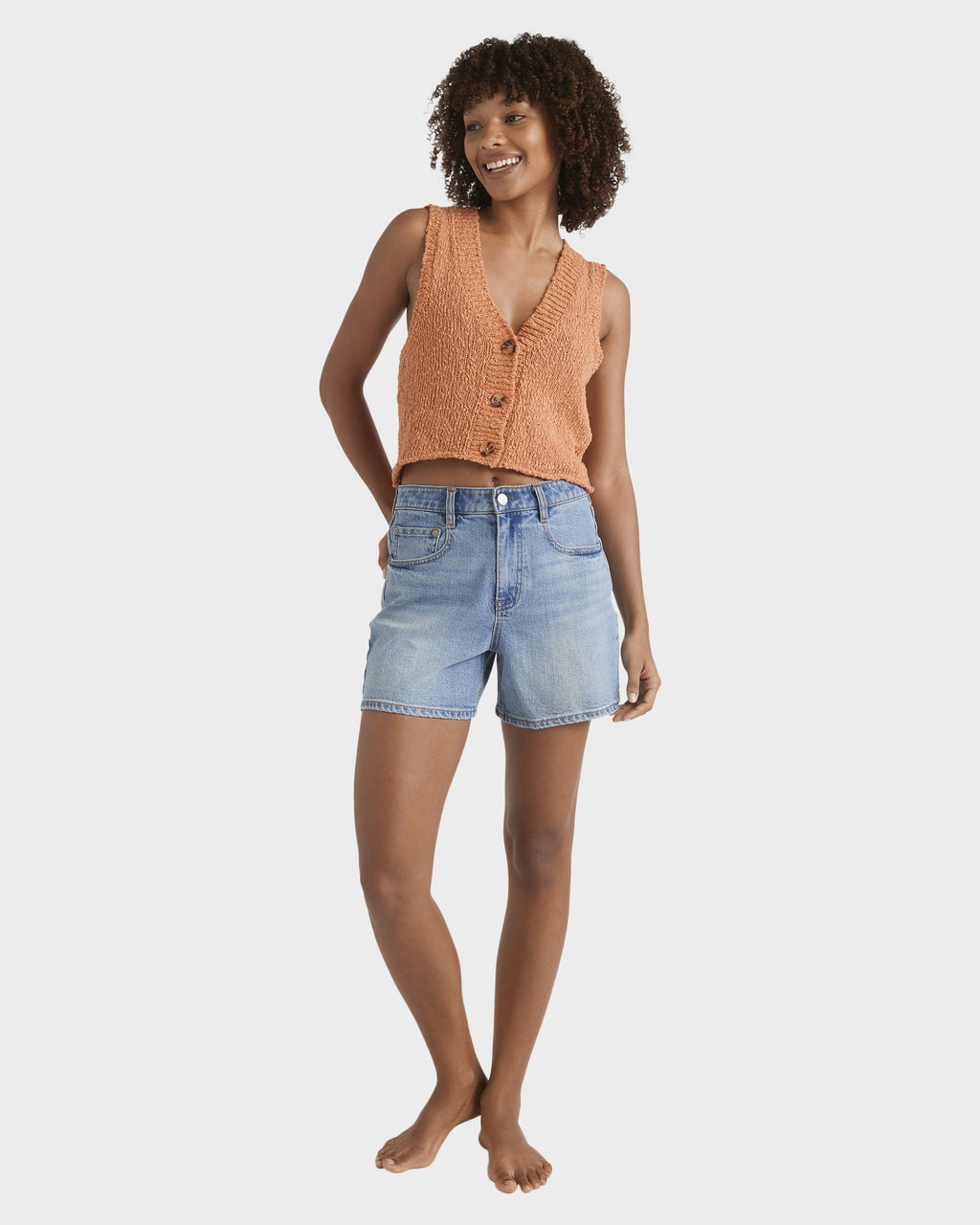 Womens Gia Sweater Vest Top