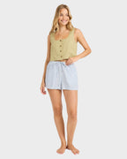 Womens Wanderer Elastic Waist Shorts