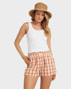 Womens Dreamy Daze Elastic Waist Shorts