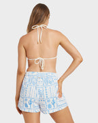 Womens Sunrise Sands Elastic Waist Shorts