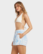 Womens Sunrise Sands Elastic Waist Shorts