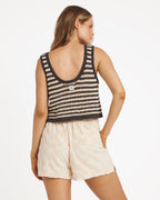Womens Laura Waves High Waist Shorts