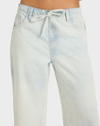 Womens Jade Saltwashed Wide-Leg Pants