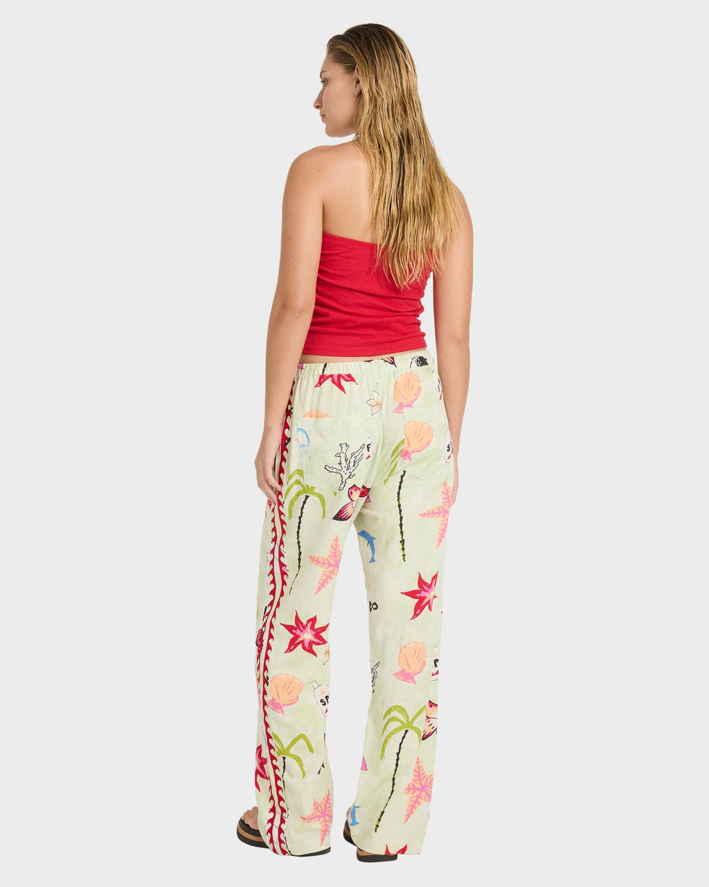 Womens Lottie Hall Elastic Waist pants
