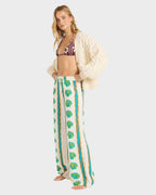 Womens Coastal Crush Elastic Waist Pants