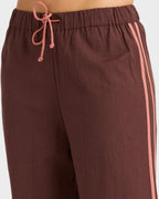 Womens Coastal Crush Elastic Waist Pants