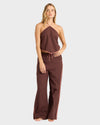 Womens Coastal Crush Elastic Waist Pants