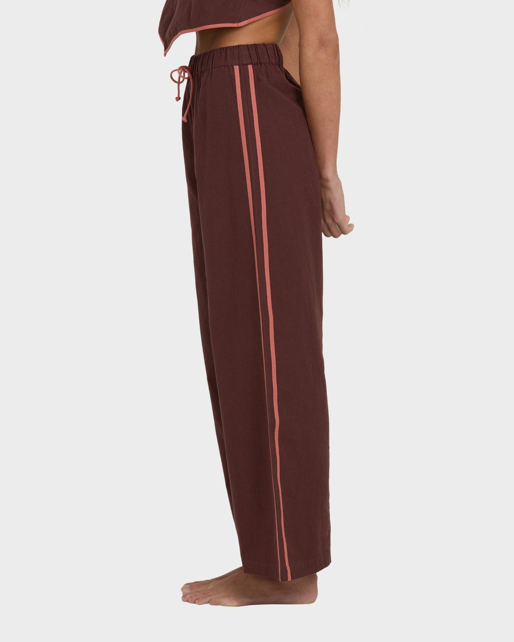 Womens Coastal Crush Elastic Waist Pants
