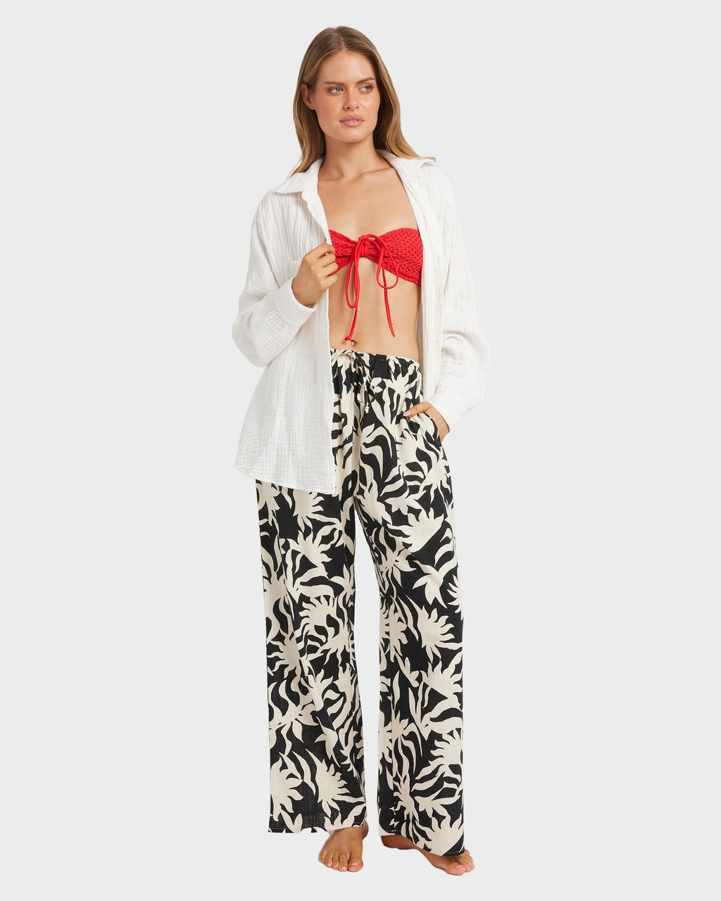 Womens By My Side Elastic Waist Pants