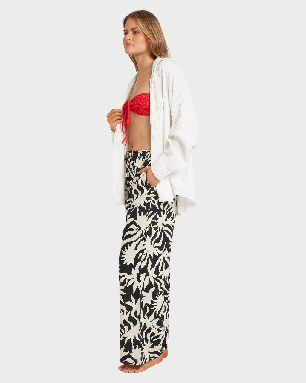 Womens By My Side Elastic Waist Pants