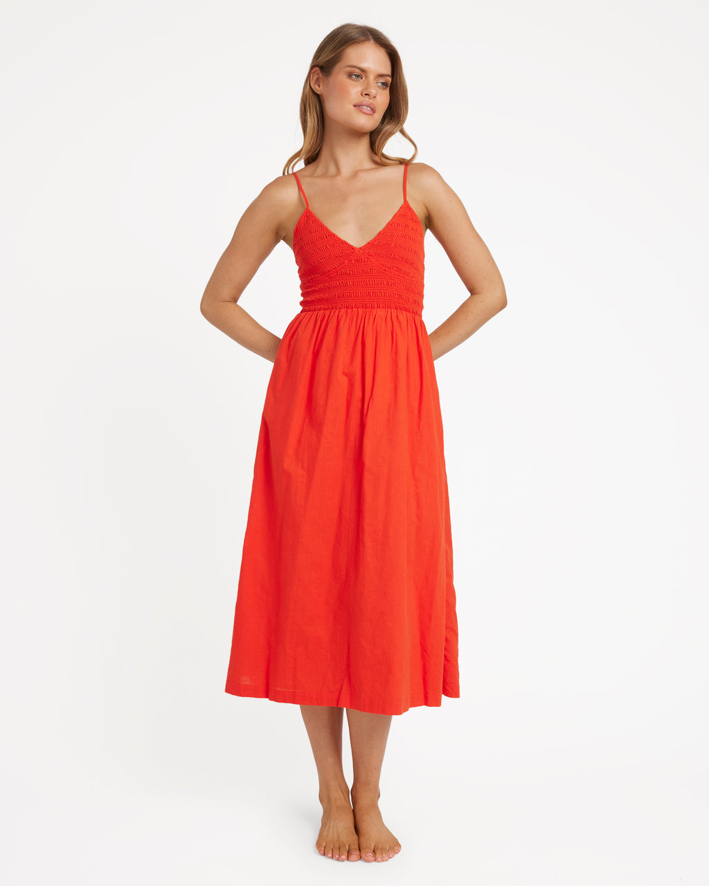 Womens Such A Trip Midi Dress