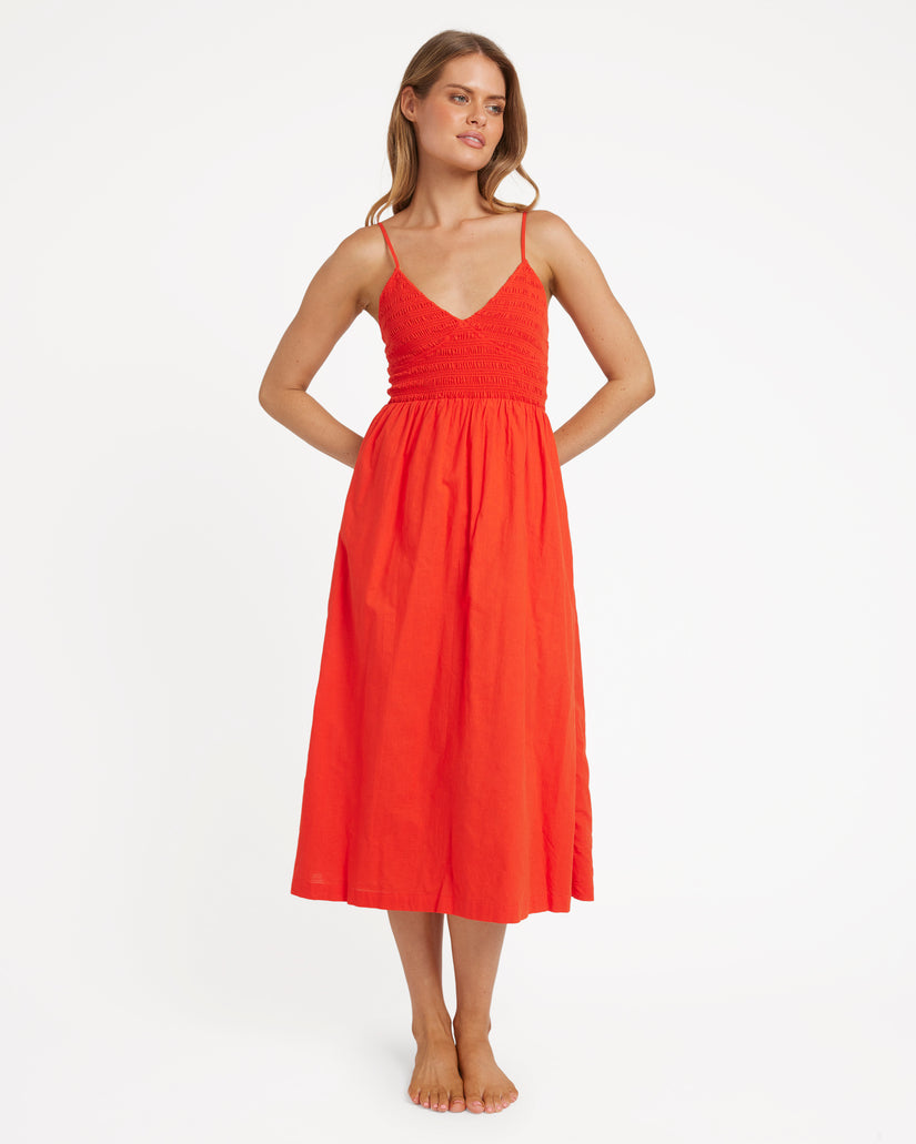 Womens Such A Trip Midi Dress