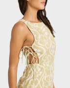 Womens Floral Trip Mini Dress
