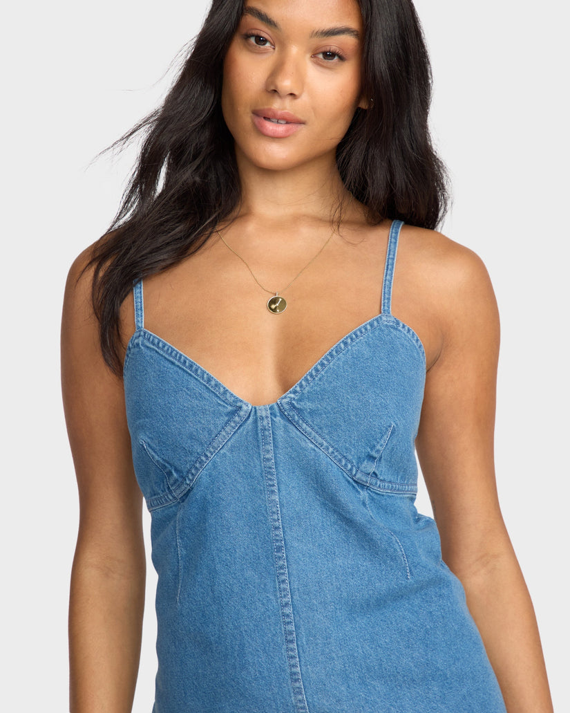 Womens Indigo Skies Mini Dress