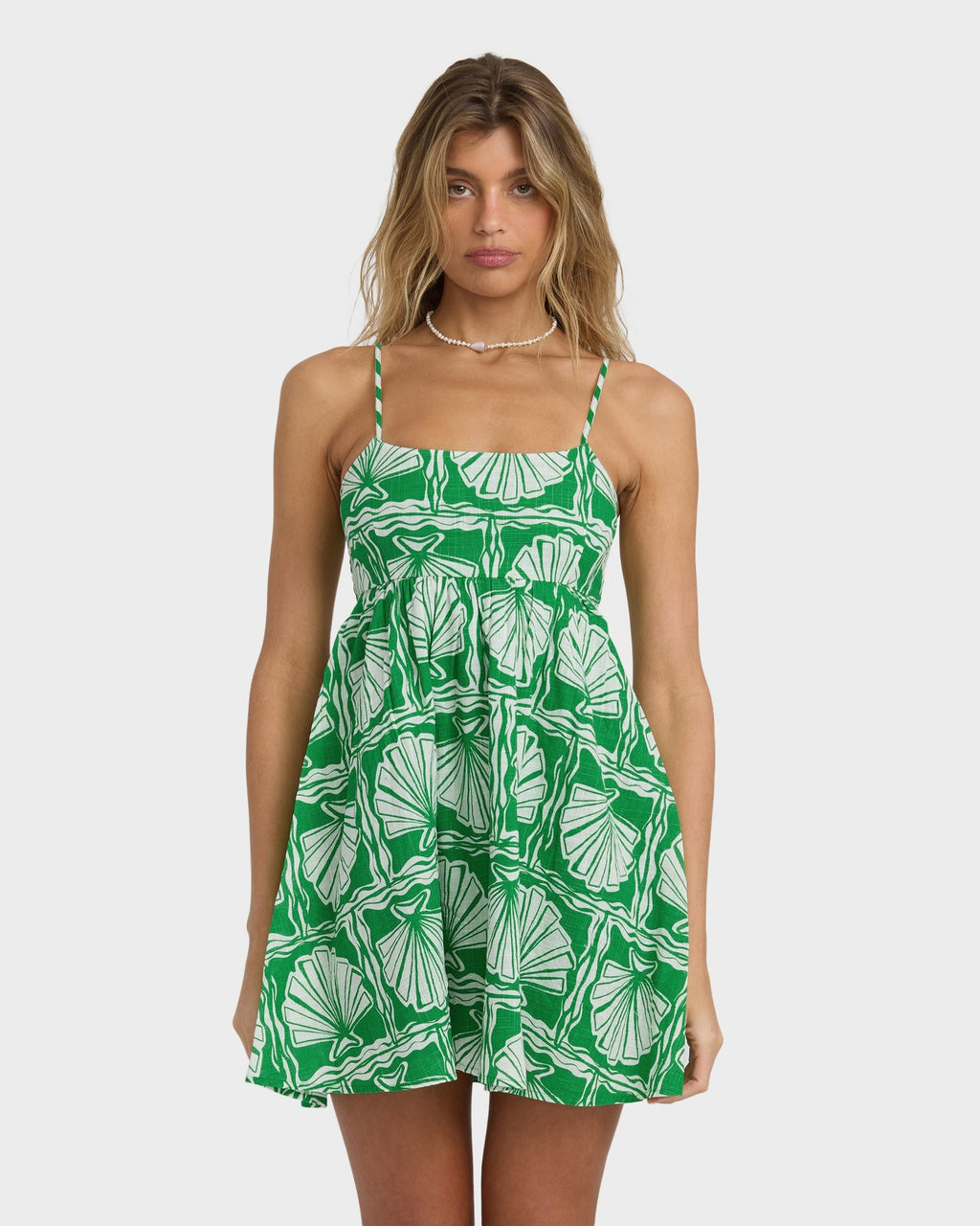 Womens Sea Shell Mini Dress