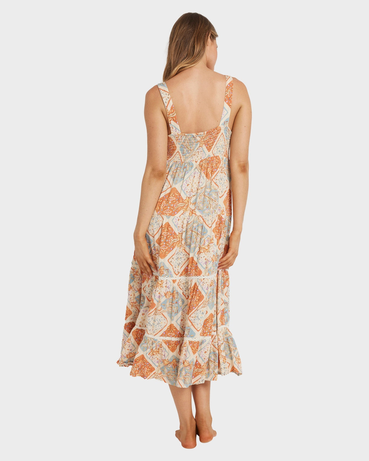 Womens Forever Folk Midi Dress