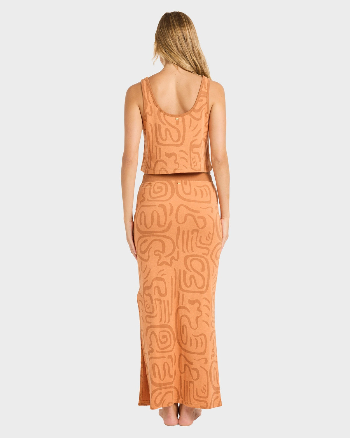 Womens Embers Knit Midi Skirt
