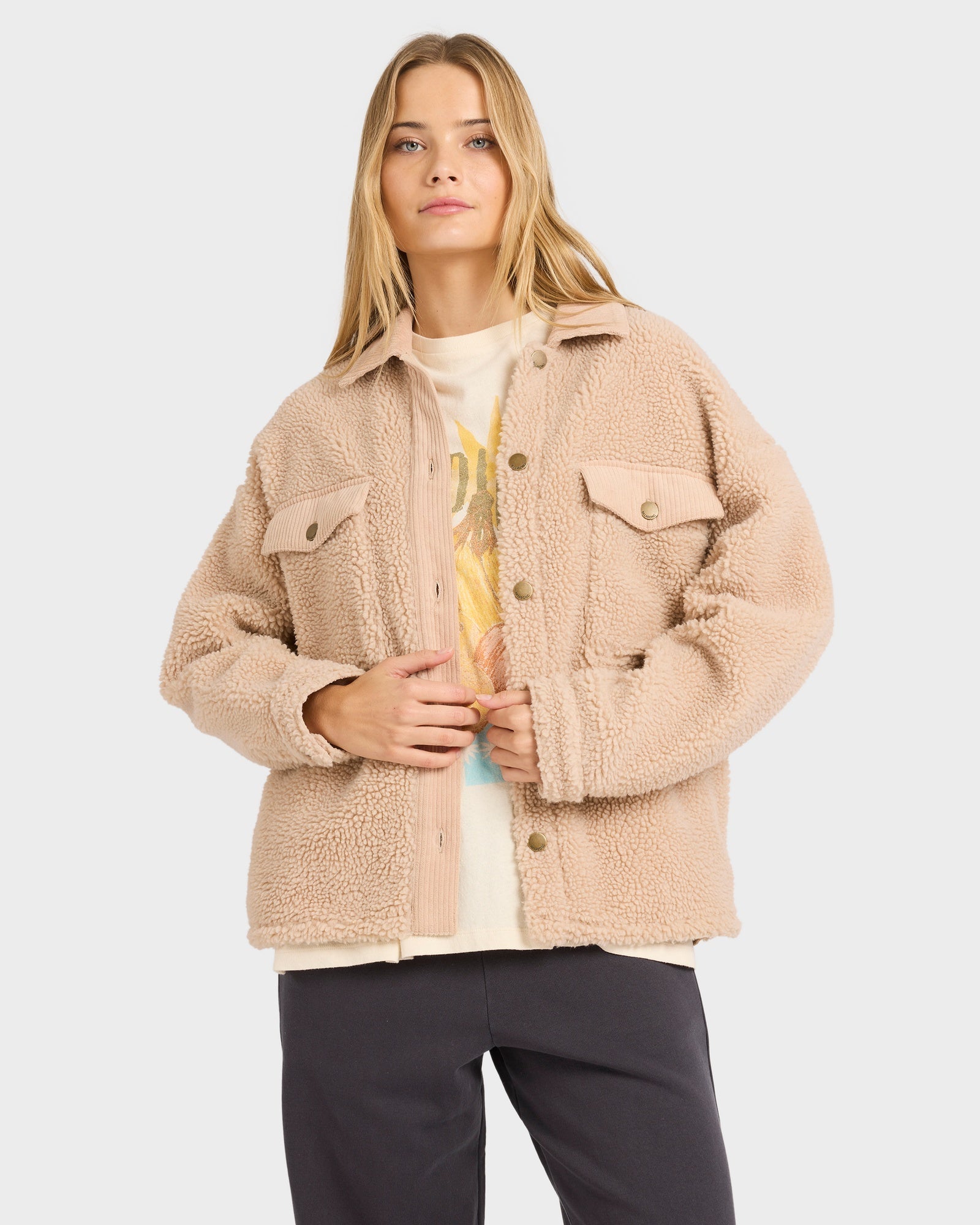 Womens Feeling Toasty Sherpa Jacket
