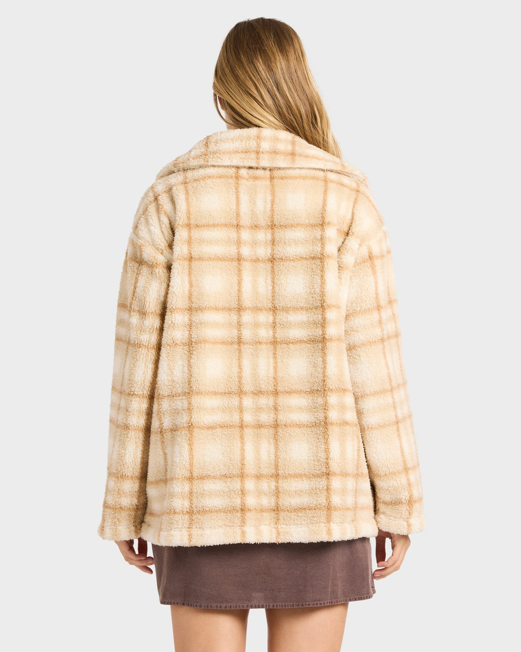 Womens Check Ya Button-through Jacket