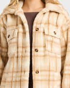Womens Check Ya Button-through Jacket