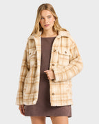 Womens Check Ya Button-through Jacket