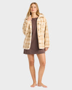 Womens Check Ya Button-through Jacket