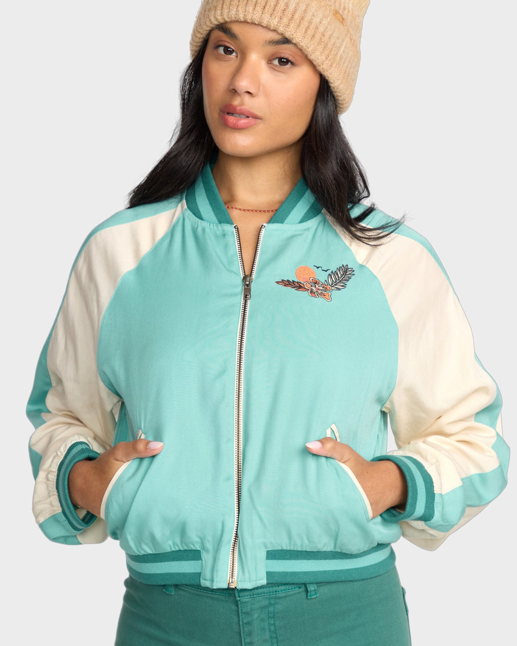 Mens Dream Vacation Bomber Jacket